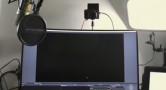 PC mit Mikrofon